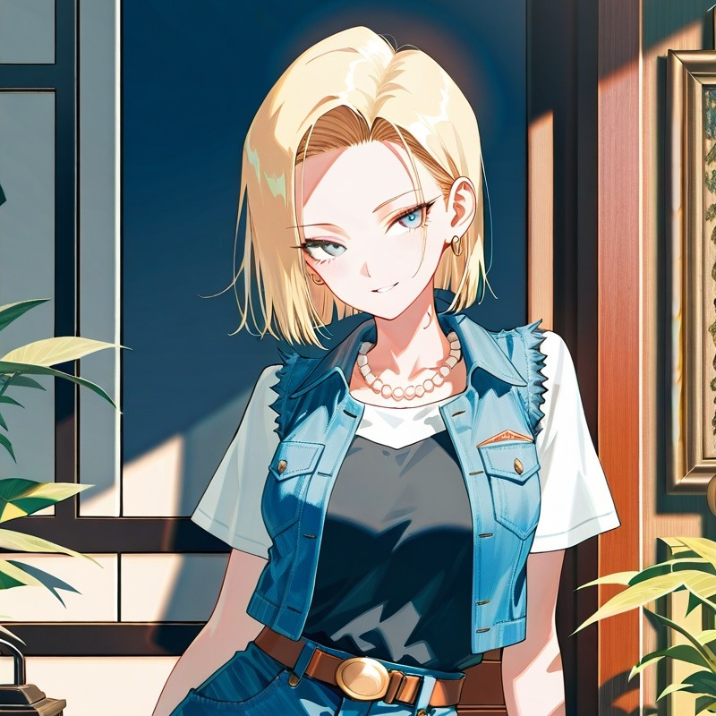 Chat with Android 18 - Flipped.Chat - AI Character Chatbot